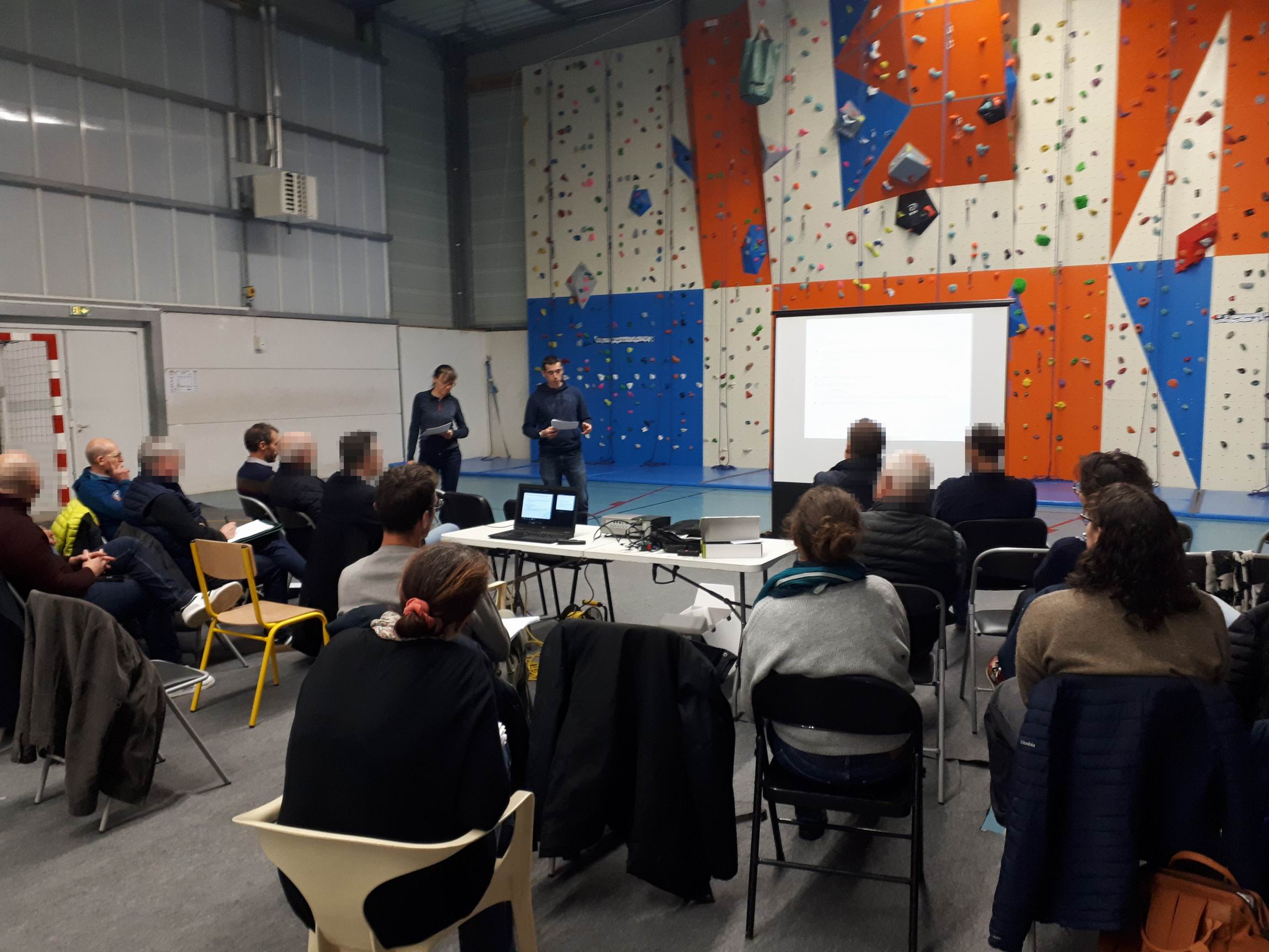 Réunion avec élus et institutionnels